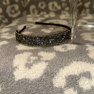 Tasha Handmade Elegant Black and Gold Headband 😍 with Black Band 😍